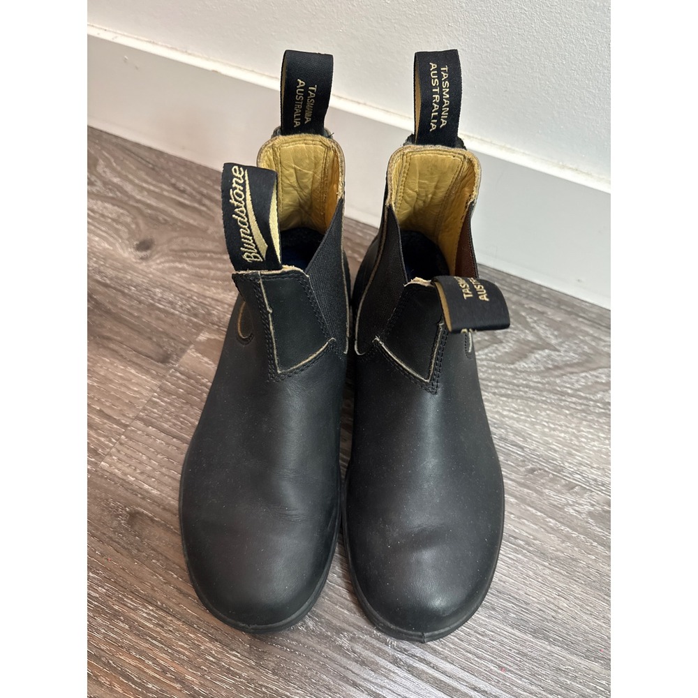 Blundstone 550 Series Chelsea Boots Black Premium Leather Australia Unisex
